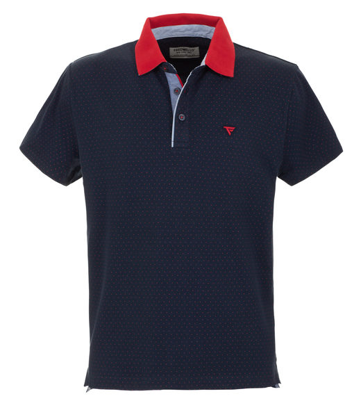 Fred Mello Other - Fred Mello Blue Cotton Polo Shirt